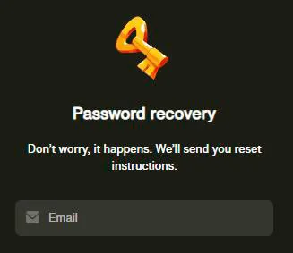 recupero password al casinò cashwin